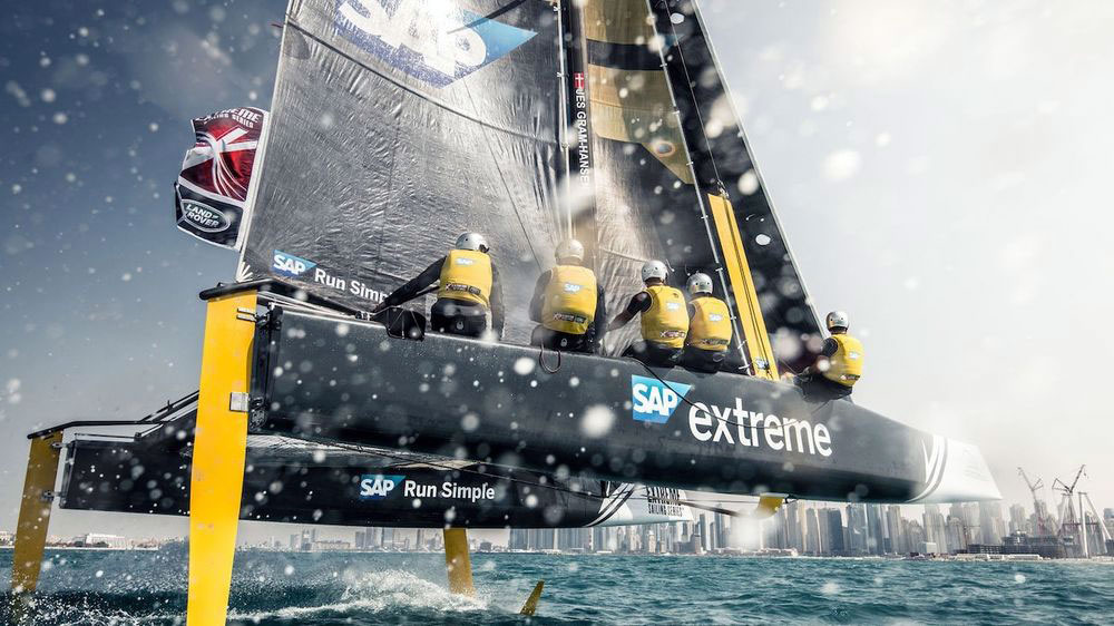 SAP ‘sube’ a los veleros su tecnología en el Extreme Sailing 2017