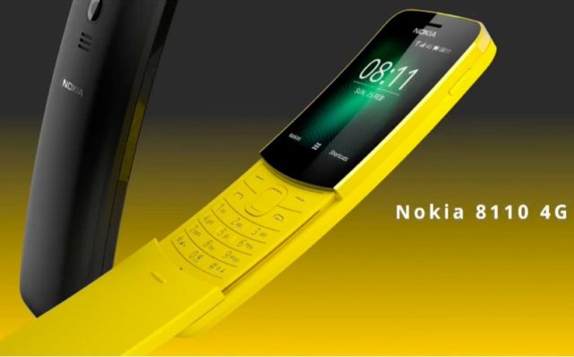 Nokia relanza el icónico 8110 con conectividad 4G