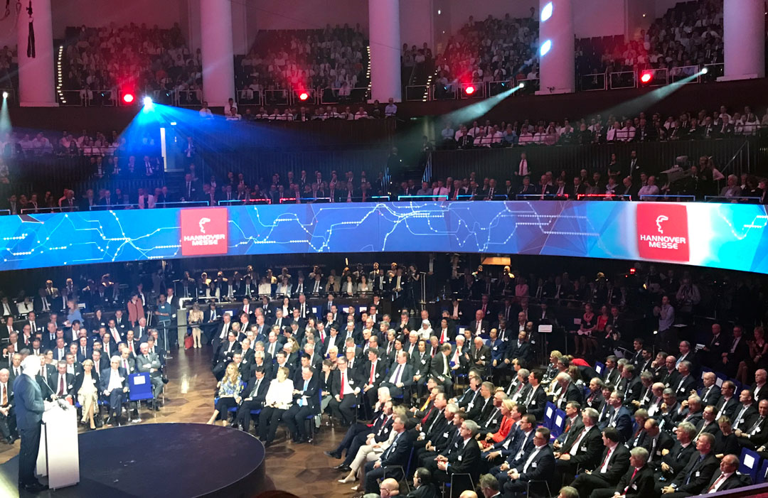 Ceremonia de apertura de la Hannover Messe 2018