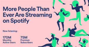 Spotify suma 170 millones de usuarios activos mensuales