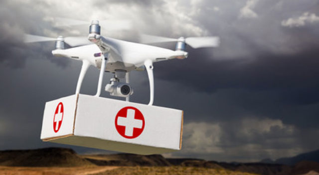 Drones que ayudan a salvan vidas