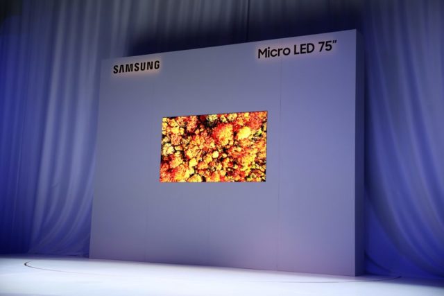 Samsung MicroLED de 75 pulgadas