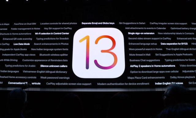 Apple iOS 13