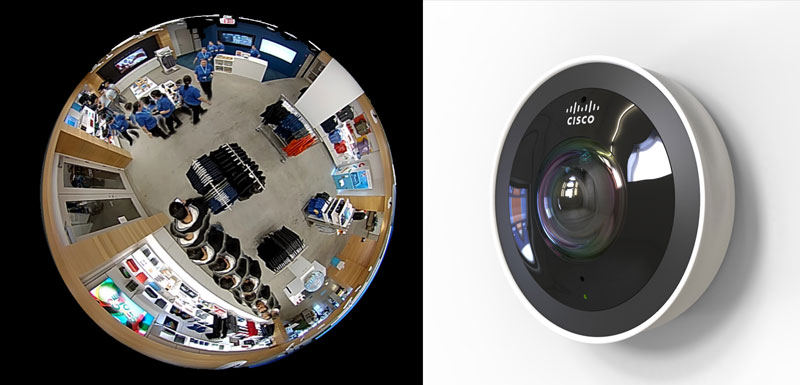 diccionario Destello Permanente Cisco presenta cámara inteligente con realidad virtual a 360° | Mundo  Contact