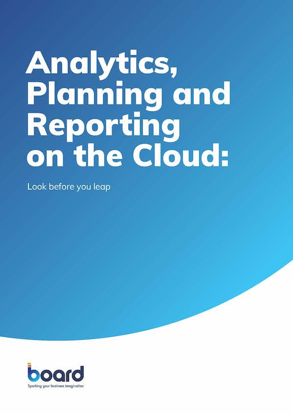 Análisis, planificación y reporteo en la nube
