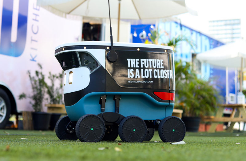 Usan robots para entrega de comida en Miami Mundo Contact
