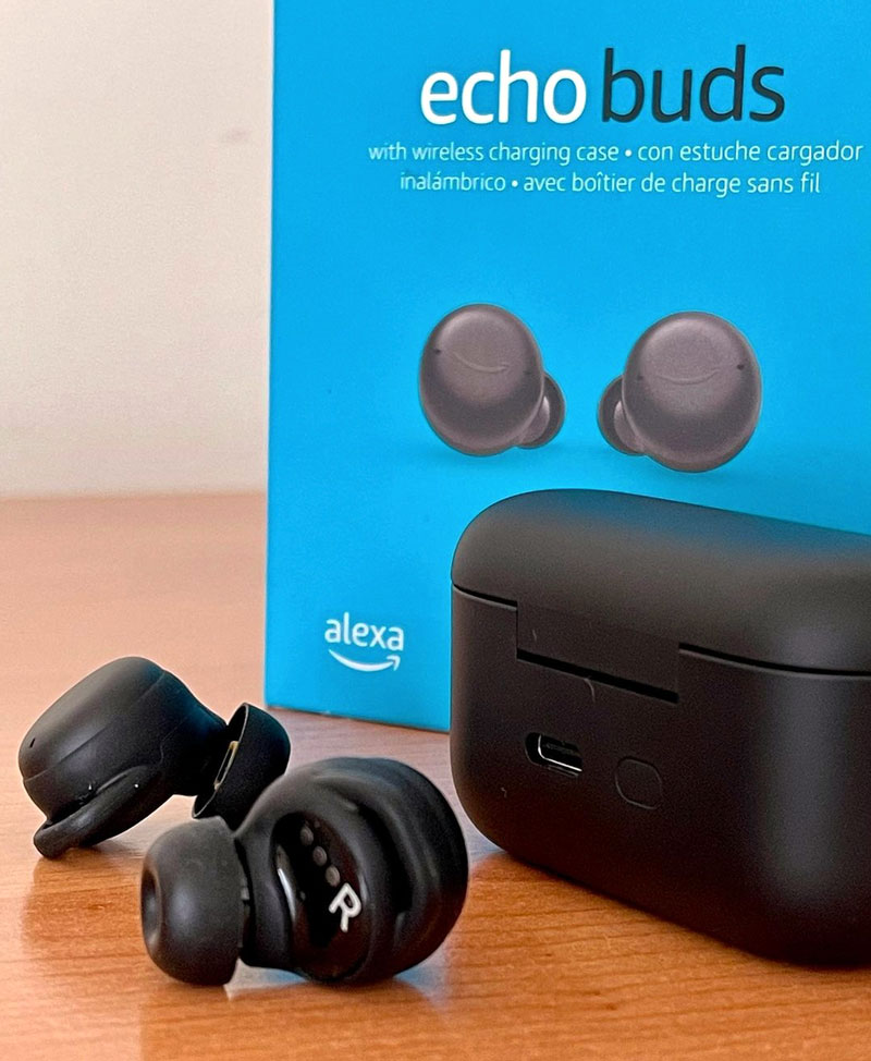 Audífonos  Echo Buds 2da Generacion Color Negro Carga